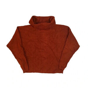 Cyrus Cowl Neck Sweater | Burnt Orange |  Size L